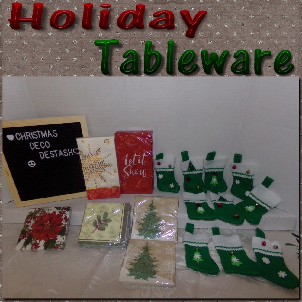 Holiday Dining Items!     {X9}